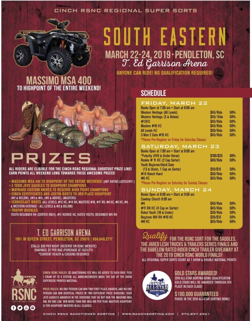 RSNC South East Regional Super Sort- Perry, GA