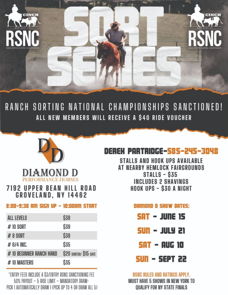 Diamond D Performance Horses – Groveland, NY