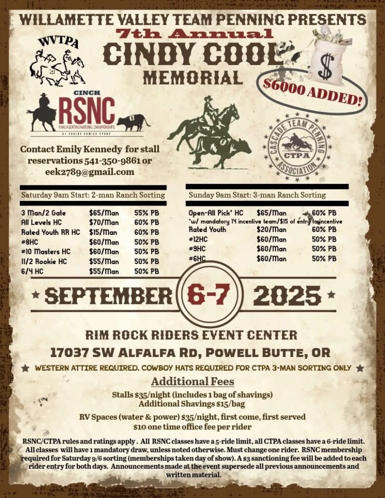 Rim Rock Riders Event Center – Powell Butte, OR