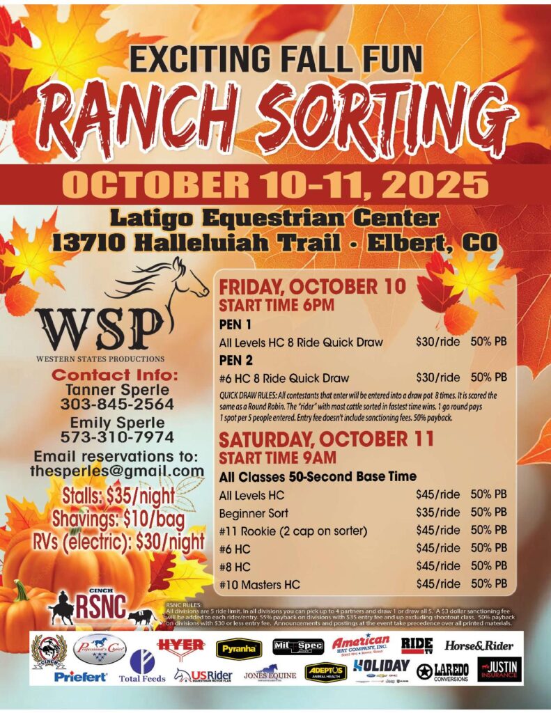 Latigo Equestrian Center – Elbert, CO