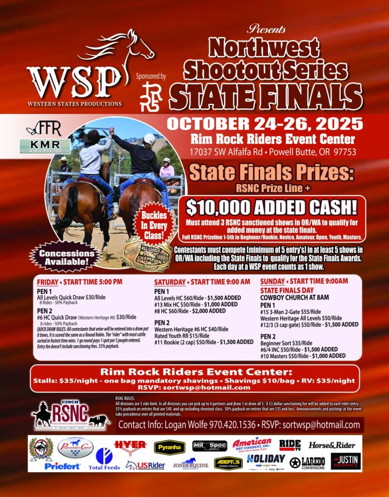 OR/WA State Finals – Rim Rock Riders – Powell Butte, OR