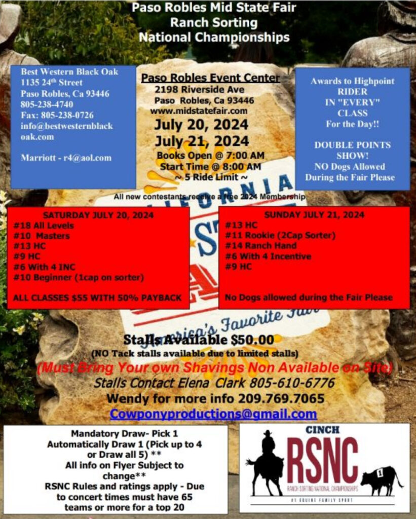 Paso Robles Event Center- Paso Robles, CA