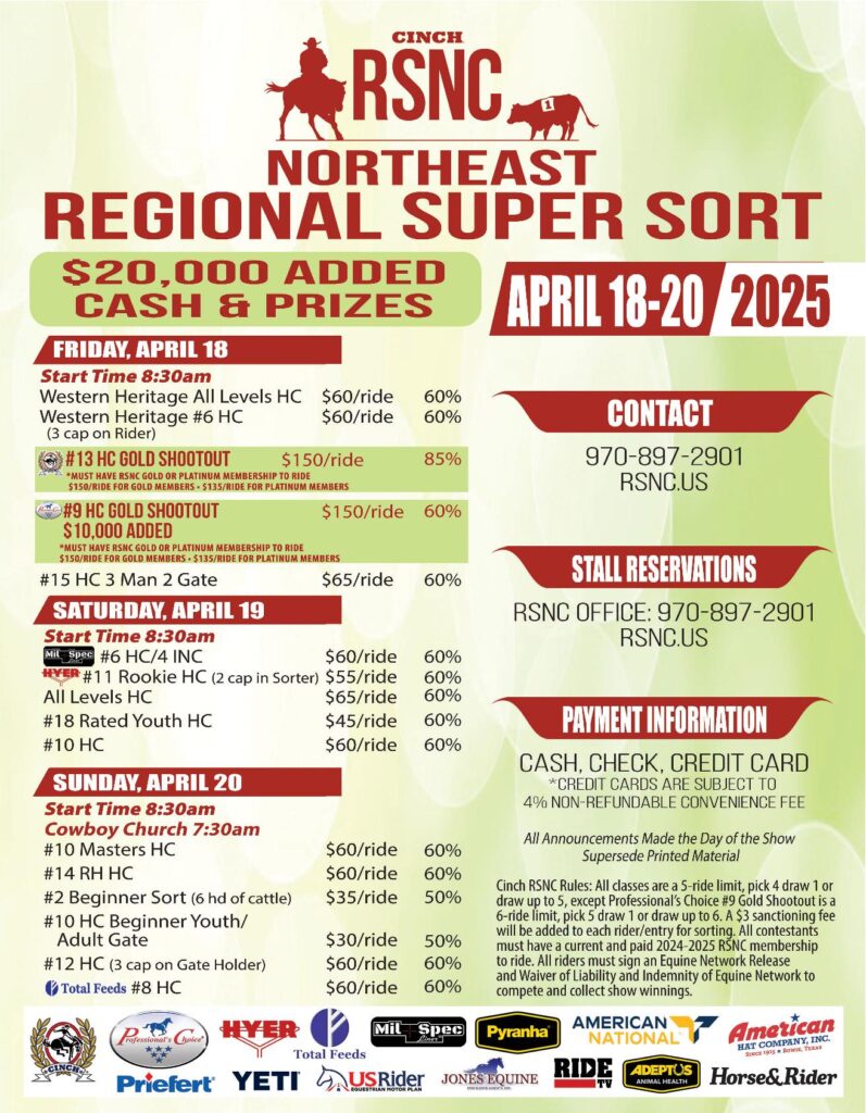 Cinch RSNC North Eastern Regional – Columbiana, OH