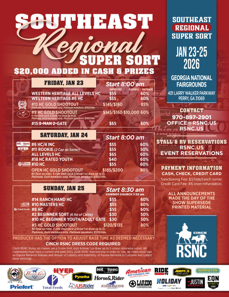 Perry, GA – 2026 Southeast Region Super Sort