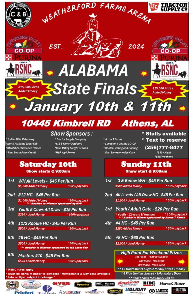 Athens, AL – 2025 Alabama State Finals