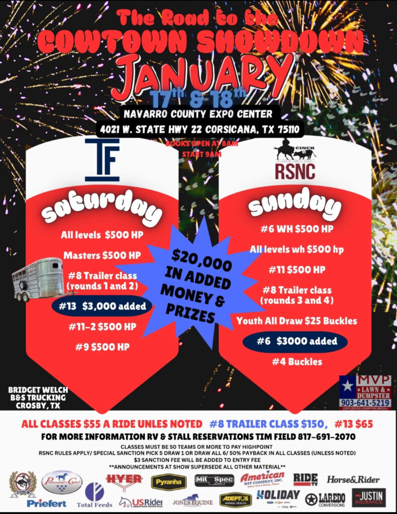 Corsicana, TX – The Road to the Cowtown Showdown