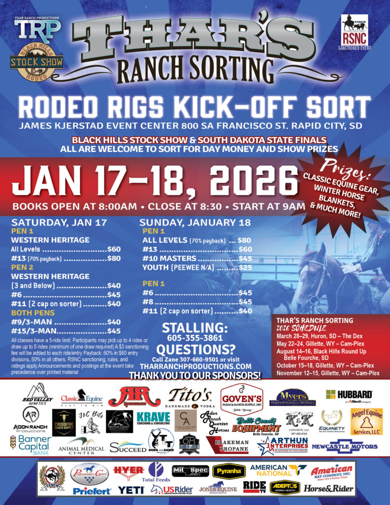 Rapid City, SD – 2025 South Dakota State Finals – Black Hills Stock Show
