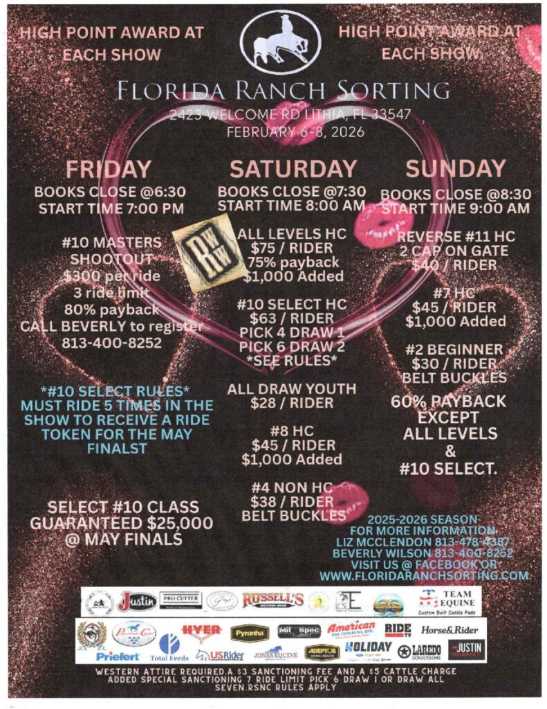 Lithia, FL – Florida Ranch Sorting Arena