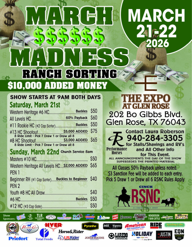 Glen Rose, TX – TR Performance Horses