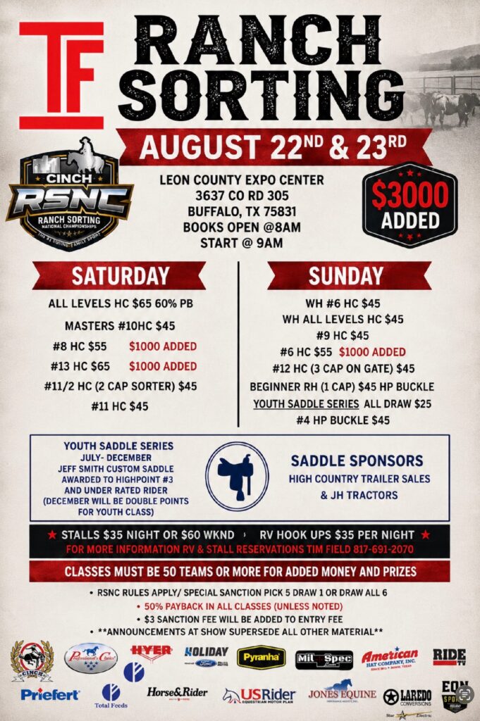 Buffalo, TX – TF Ranch Sorting