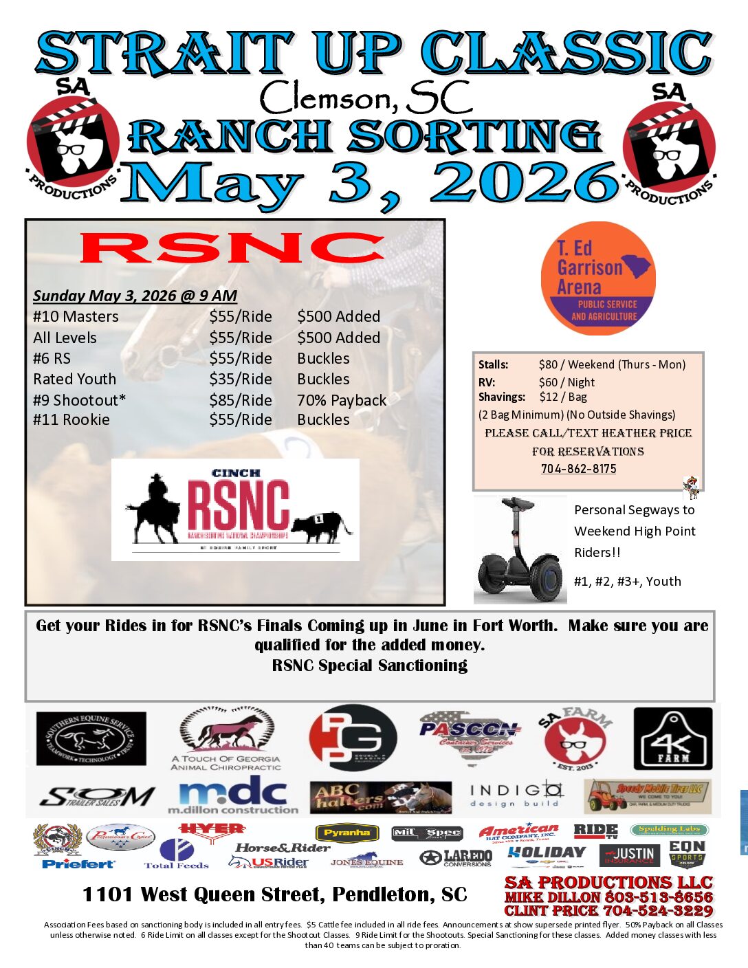 Strait Up Classic 2026 Clemson, SC V2 RSNC