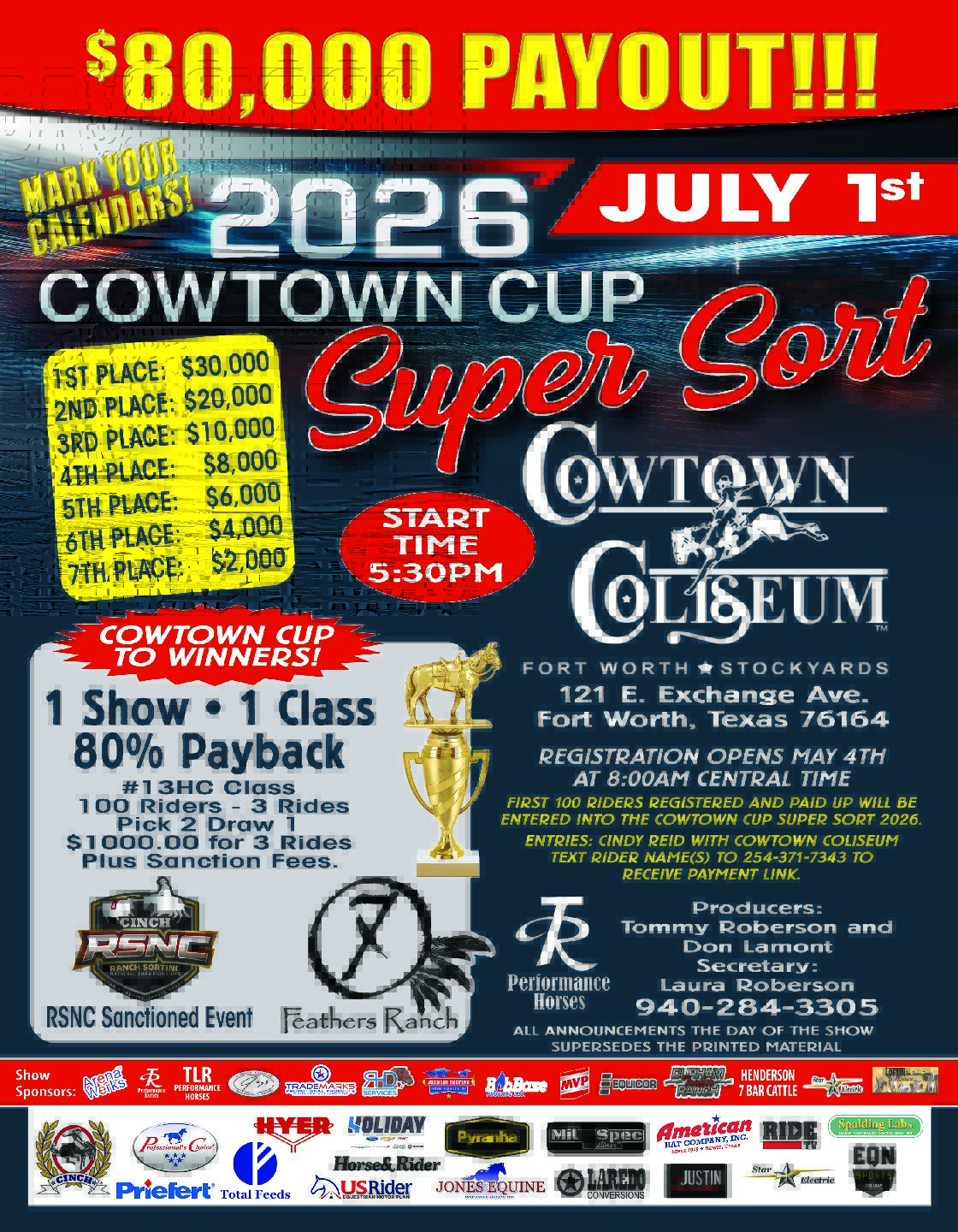 TRPerformanceHorses_CowtownCupSuperSort_July1,’26