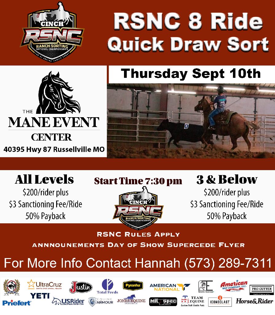 Russellville, MO – Hannah Kaufman Performance Horses LLC