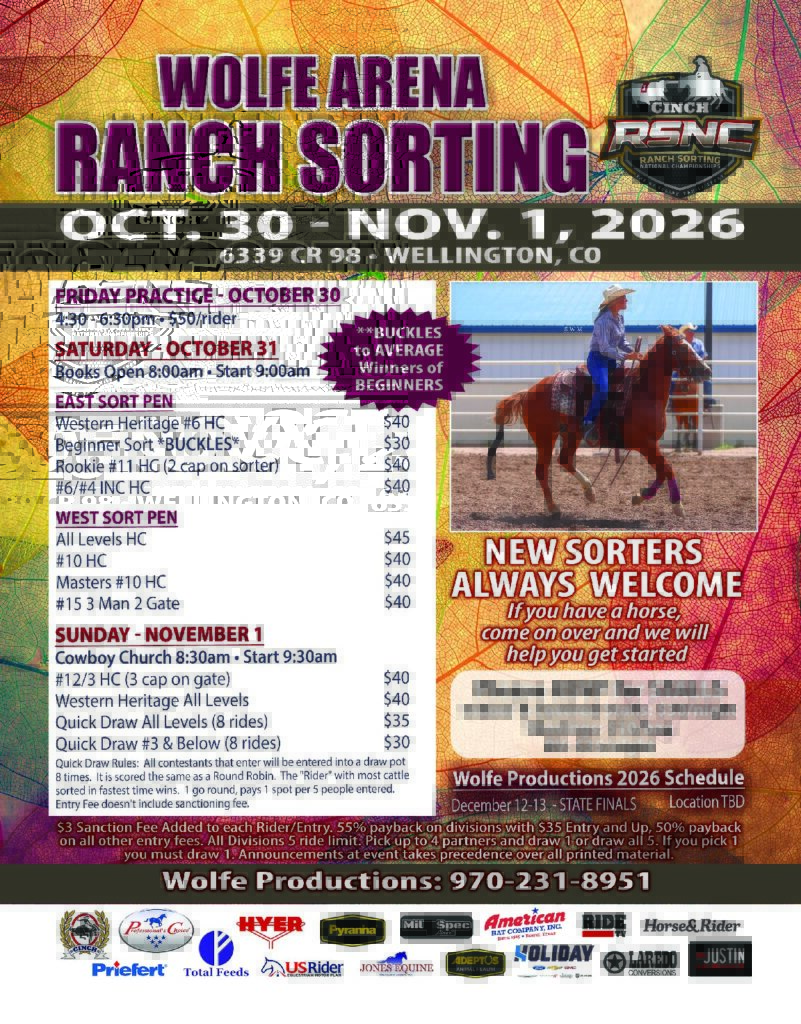 Wellington, CO – Wolfe Productions